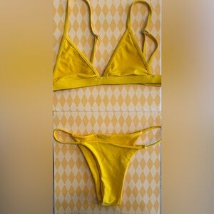 Yellow Bikini Set Size Small